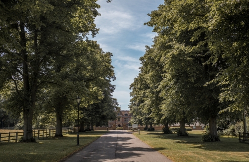Driveway at Horwood House'